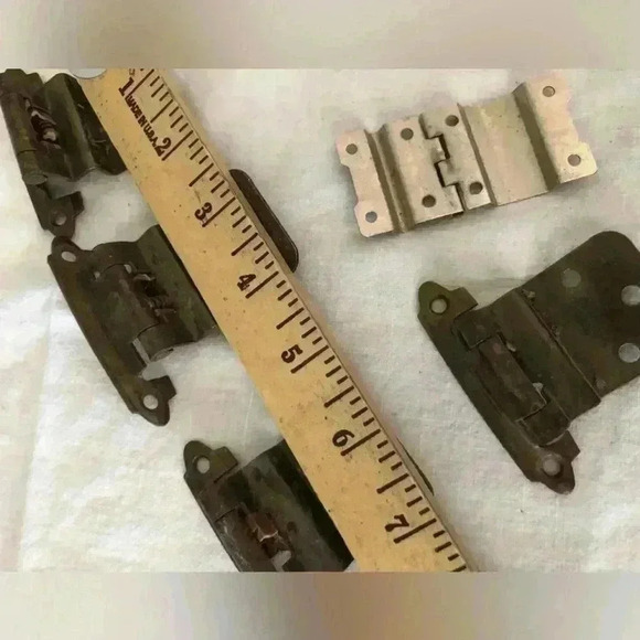 vtg lot of 8 door hinges - Picture 13 of 15
